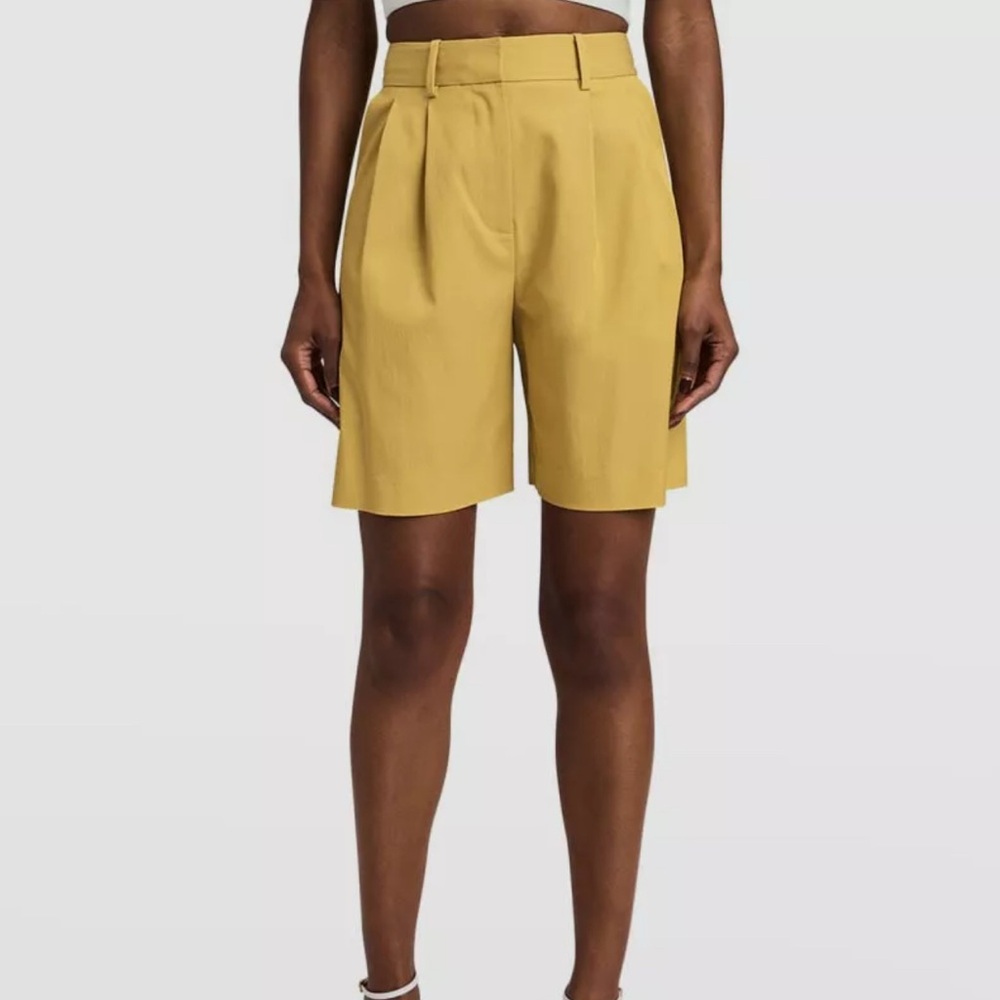 Derek Lam tailored NWT women’s shorts. Mustard color. Various sizes.